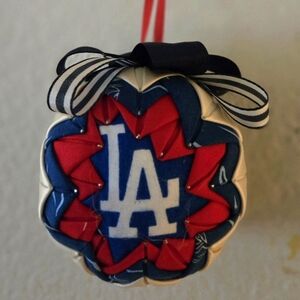 HANDMADE MLB CHAMPIONS LA Dodgers Ornament